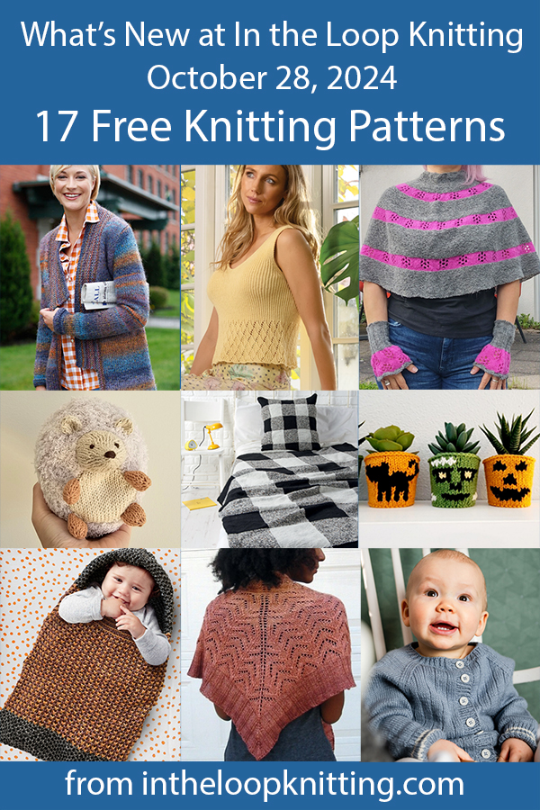 What's New Knitting Patterns added recently to updated pattern posts.