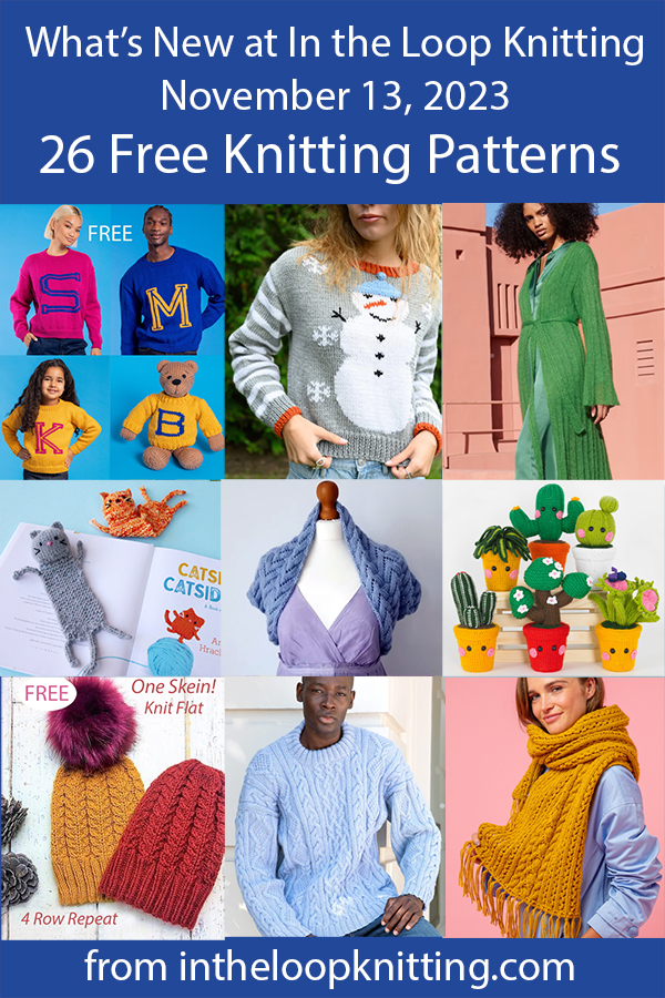 What's New Nov 13 2023 Knitting Patterns