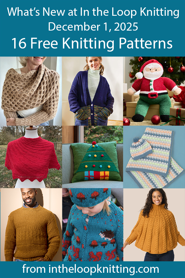 What's New Knitting Patterns added recently to updated pattern posts.