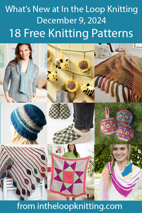 What's New Knitting Patterns added recently to updated pattern posts.