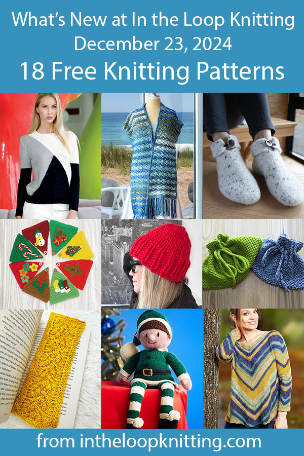 What's New Knitting Patterns added recently to updated pattern posts.