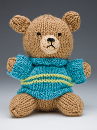knitted teddy bear