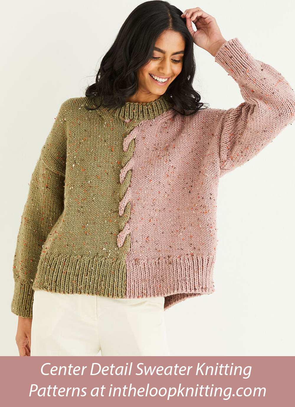 Clever Cable Sweater Knitting Pattern