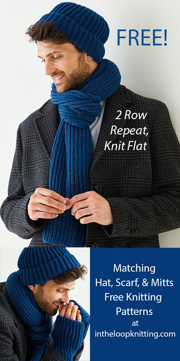 Free Scarf, Hat and Mitts Knitting Pattern Sirdar 10627
