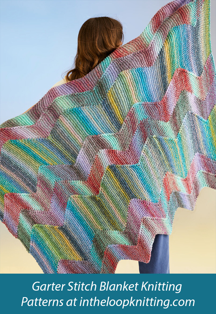 Making Waves Blanket Knitting Pattern