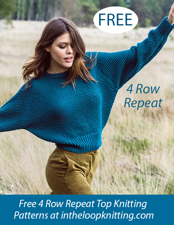 Free Half Brioche Pullover Pattern Knitting Pattern