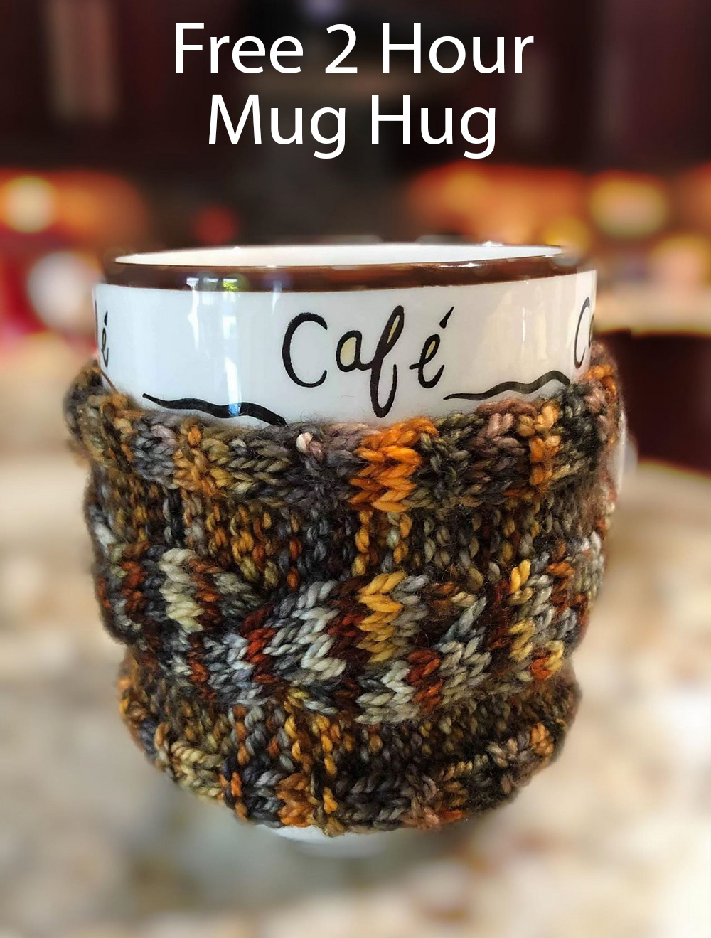 Free 2 Hour Mug Hug Knitting Pattern