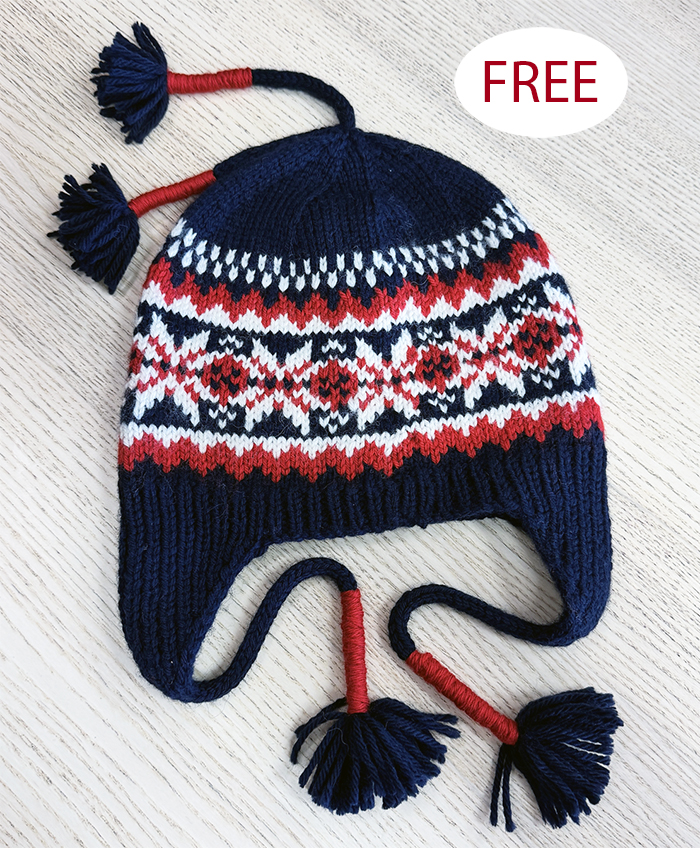 USA 2026 Winter Games Hat Free Knitting Pattern
