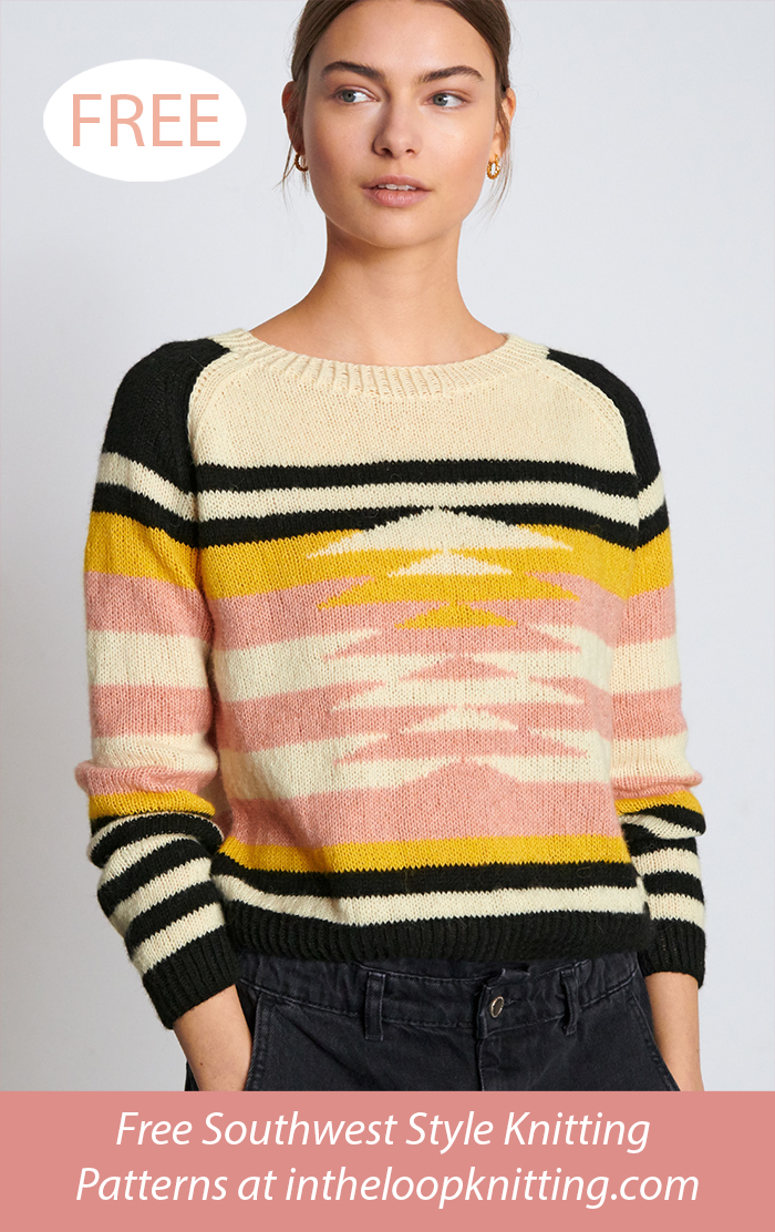 Free Sunset Sweater Knitting Pattern
