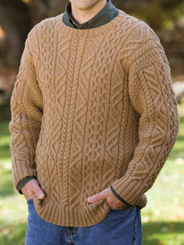 Free Knitting Pattern for Aram Pullover