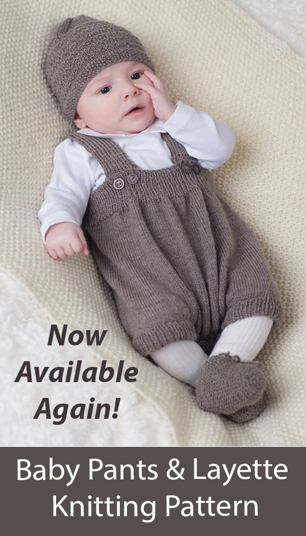 Baby Pants and Rompers Knitting Patterns Baby Set with Short Pants, Hat, Cardigan and More
