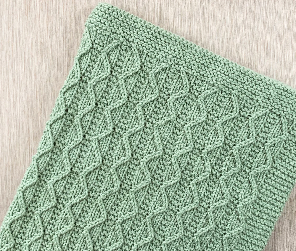 Zigzag Baby Blanket Knitting Pattern