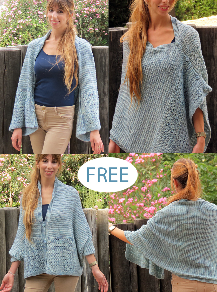 Free 5 Way Shawl Knitting Pattern