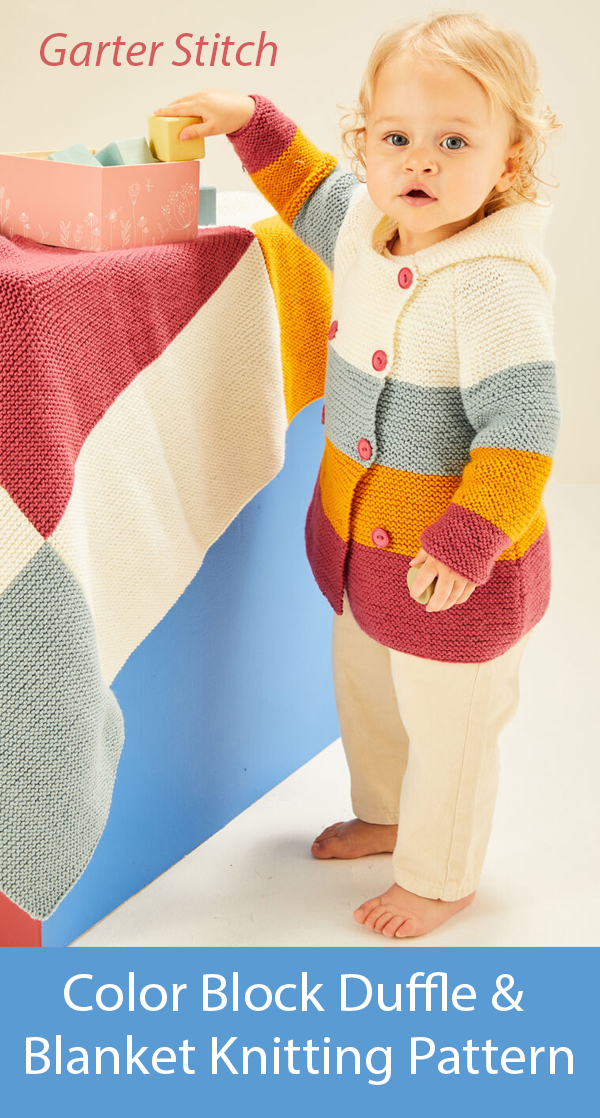 Baby Duffle Cardigan Jacket And Blanket Knitting Pattern Sirdar 5492