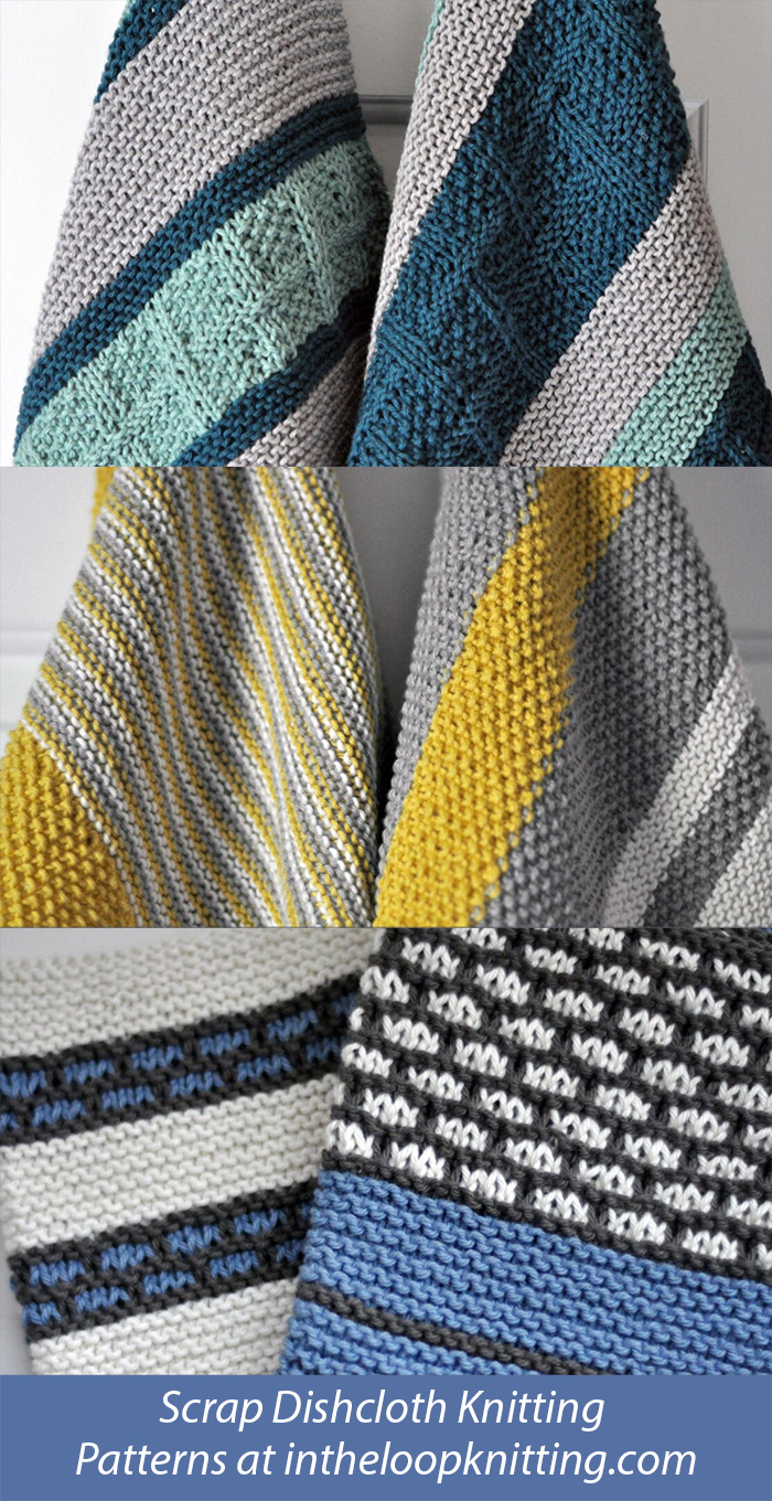 6 Dish Towel Knitting Patterns