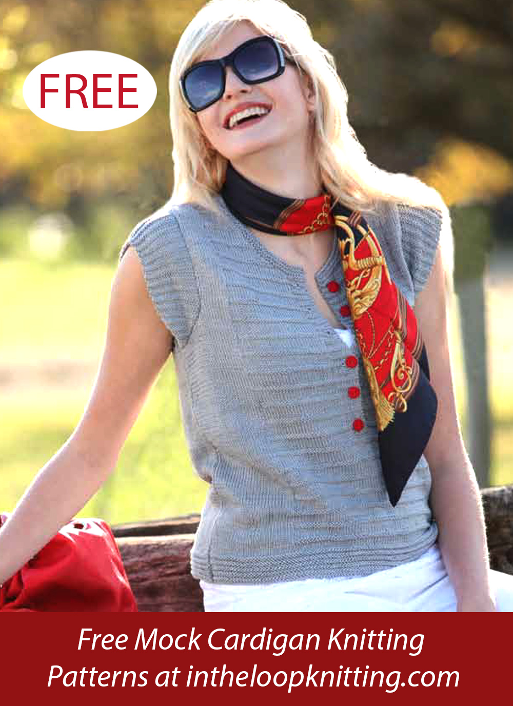 Free Women's Capped Sleeve Sweater Knitting Pattern