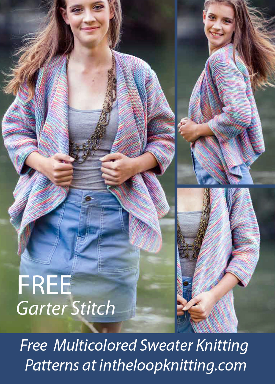 Free Women's Waterfall Cardigan Knitting Pattern