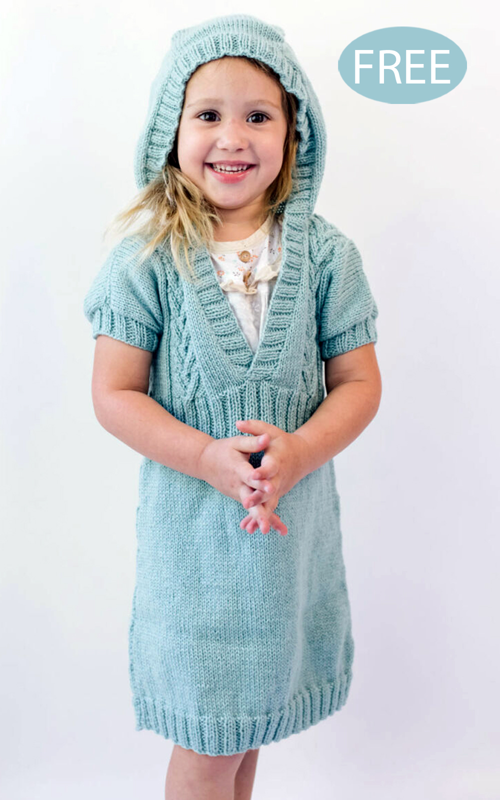 Free Hooded Dress Knitting Pattern