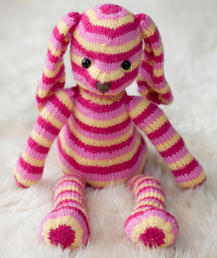 Hop Along Bunny Free Knitting Pattern | Free Bunny Rabbit Knitting Patterns at http://intheloopknitting.com/free-bunny-knitting-patterns