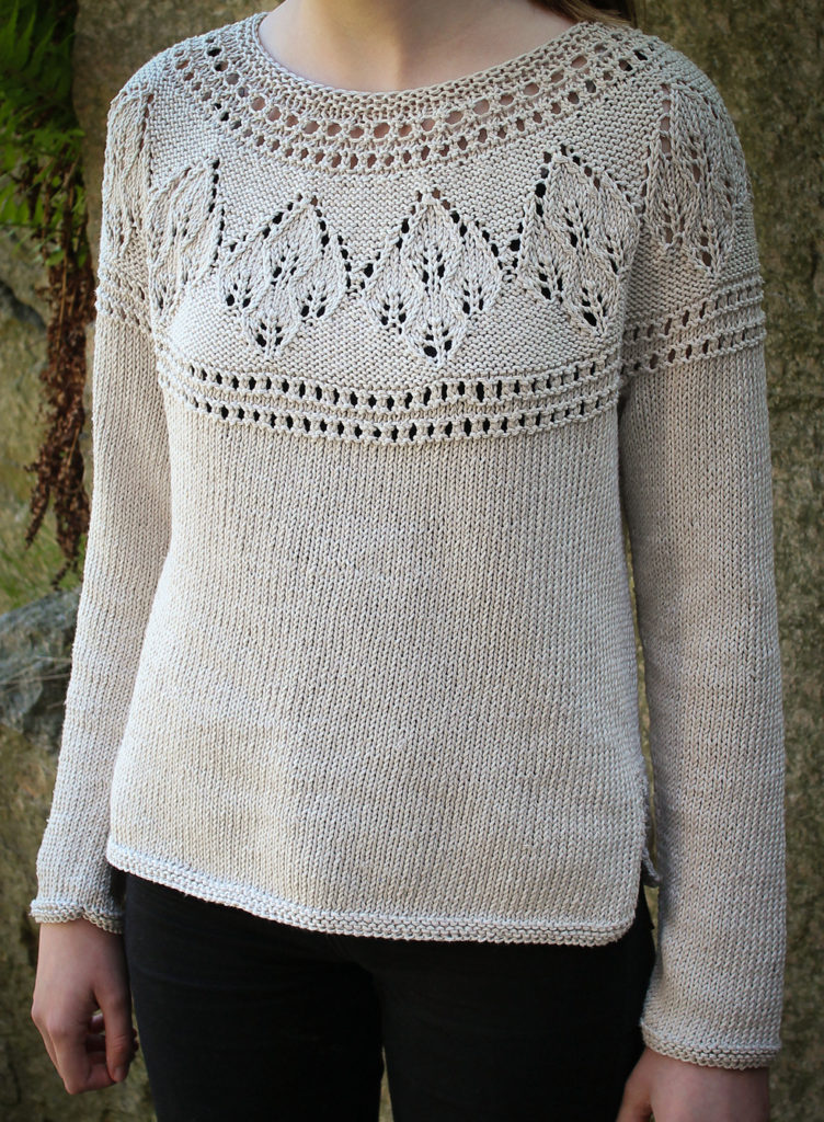 Knitting Pattern for Agnes Round Yoke Sweater