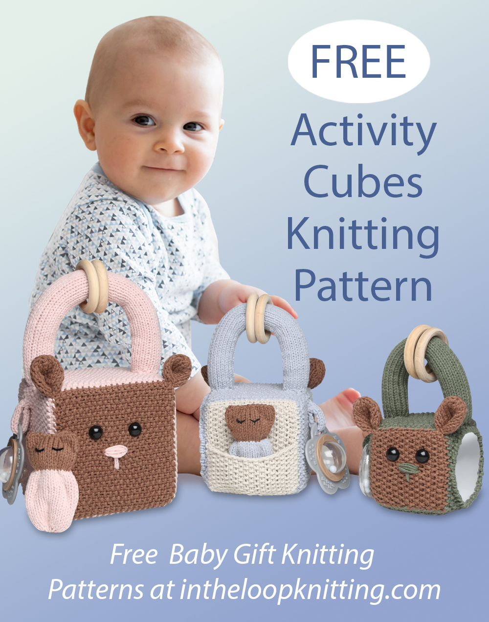 Free Baby Activity Cubes Knitting Pattern