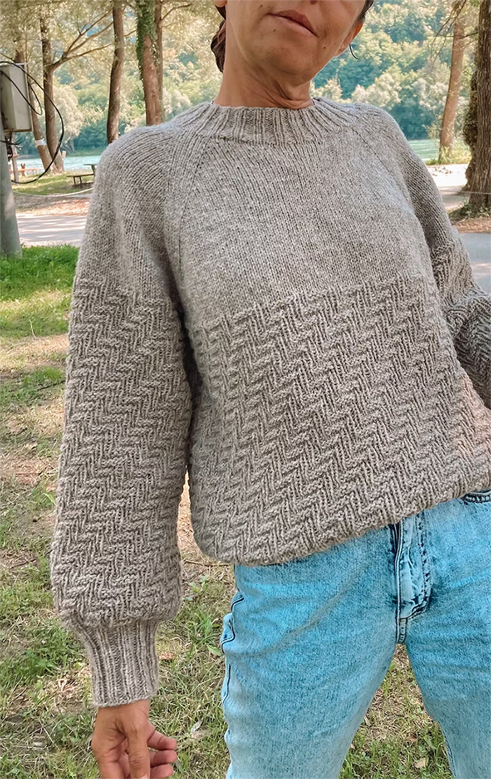 Anafi  Sweater Knitting Pattern