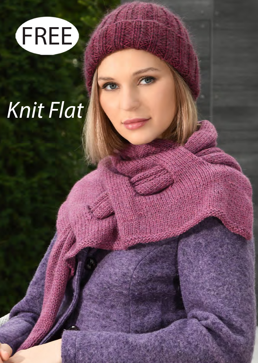 Free Arequipa Scarf and Beanie Knitting Pattern