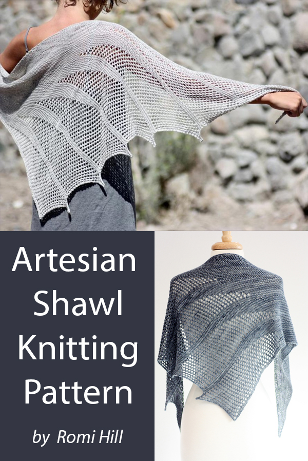 Artesian Shawl Knitting Pattern