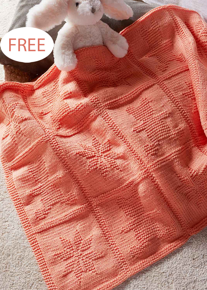 Free Knitting Pattern Bears and Stars Blanket