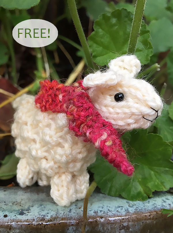 Free Knitting Pattern for Blackberry Sheep