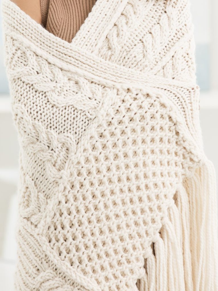 Cable Afghan Knitting Patterns - In the Loop Knitting