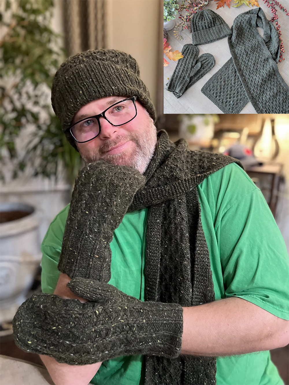 Brookstone Knit Accessory Collection Knitting Patterns