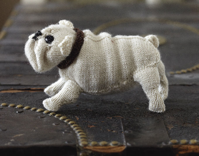 Knitted hotsell puppy pattern