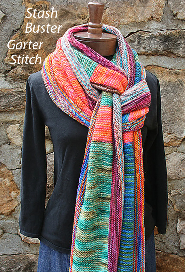 Celebrate Color Scarf Knitting Pattern