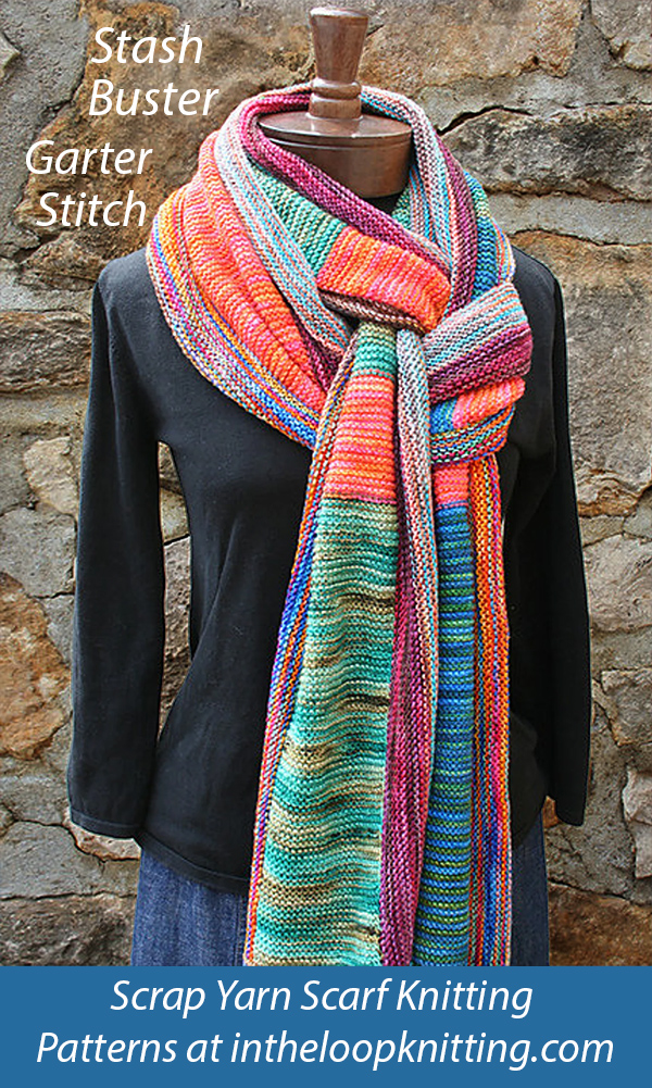 Celebrate Color Scarf Knitting Pattern