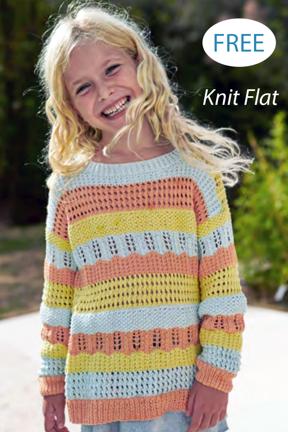 Free Children’s Seacell Sweater Knitting Pattern