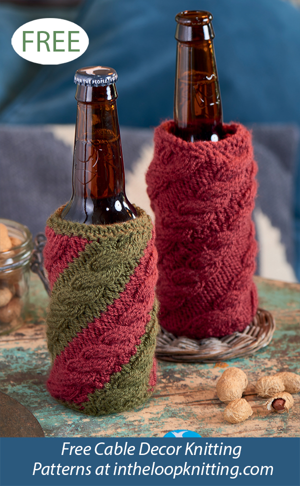 Free Chilly Hugs Bottle Cozies Knitting Patterns