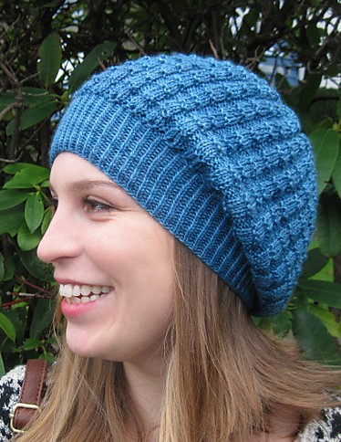 Knitting pattern for Sunny Slouchy Beret and more slouchy beret knitting patterns