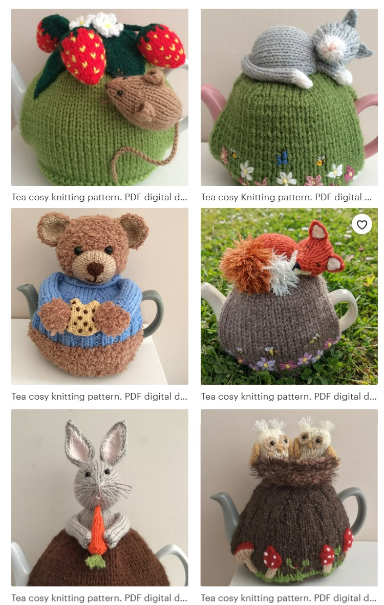 Animal Tea Cosies Knitting Pattern