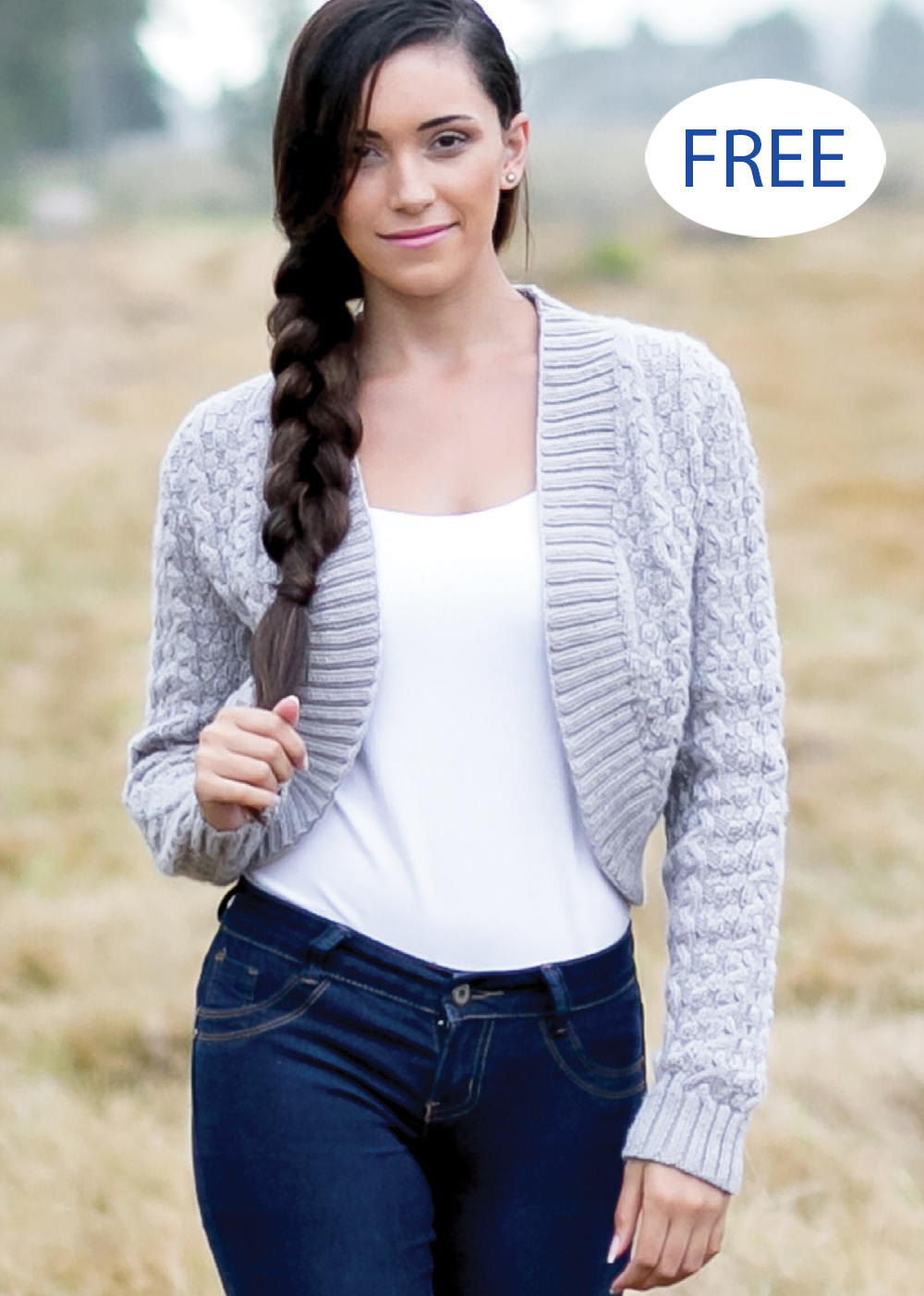 Cardigan Knitting Pattern Cropped Cardigan