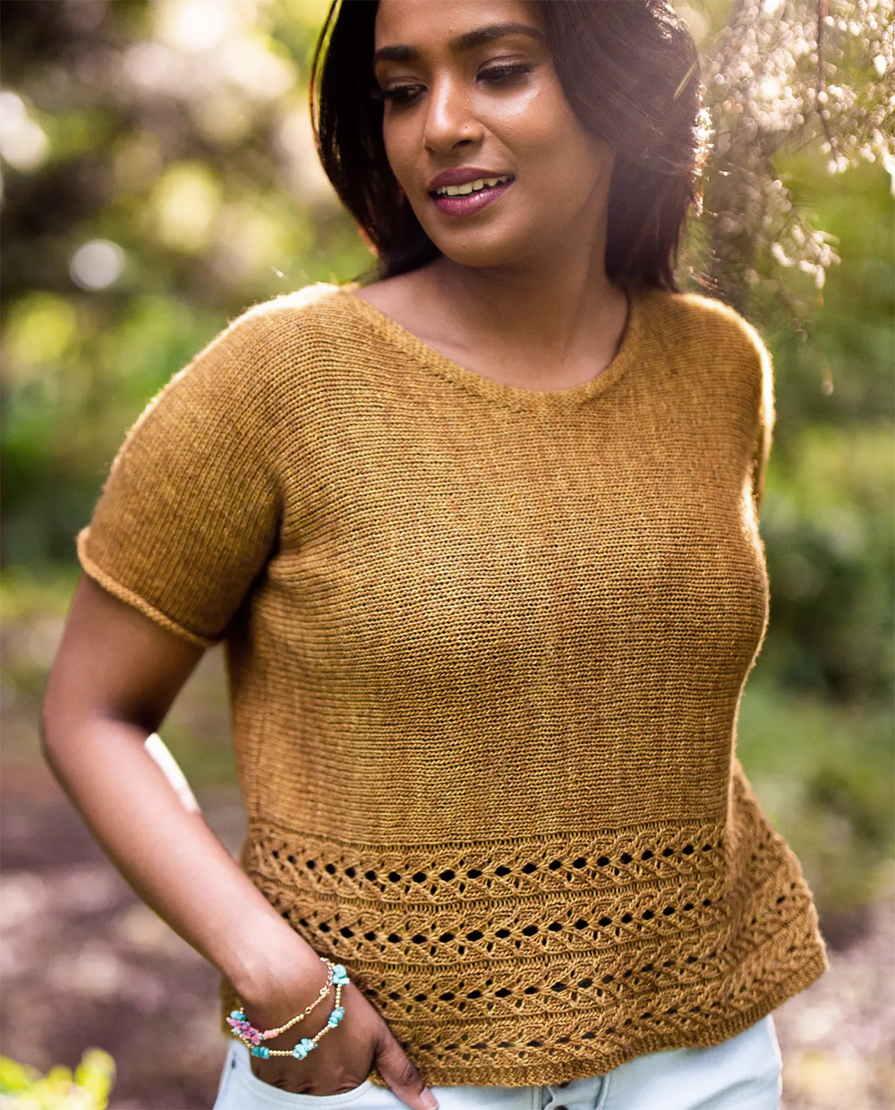 Dunedrifter Tee Top Knitting Pattern