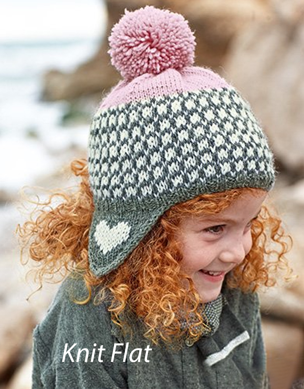 Free Knitting Pattern Earflap Hat With Heart