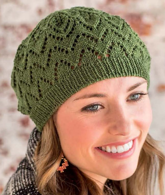 Knit beret hat online