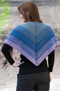 Color Shift Shawl Free Knitting Pattern and more colorful shawl knitting patterns