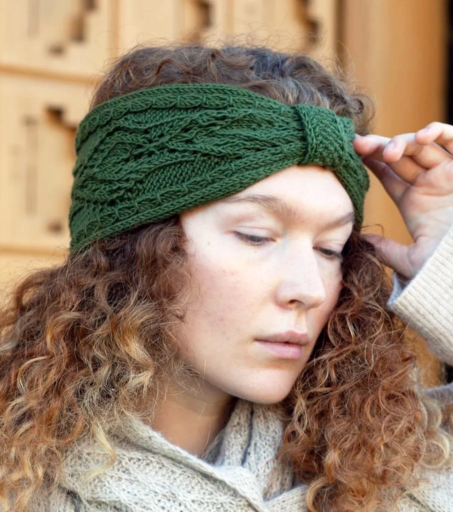 Headband Knitting Pattern Forestiere  Headband  Earwarmer