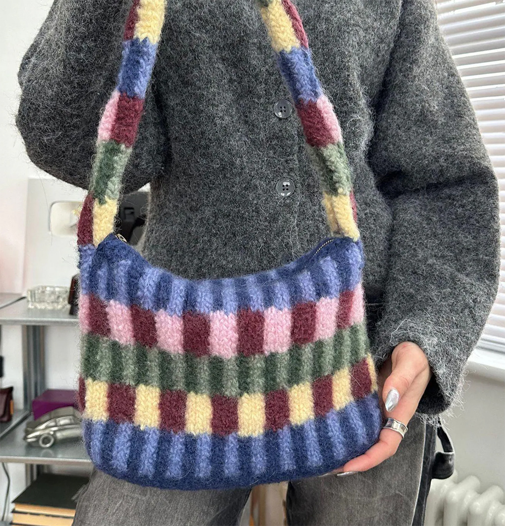 Fragment Bag Knitting Pattern Set