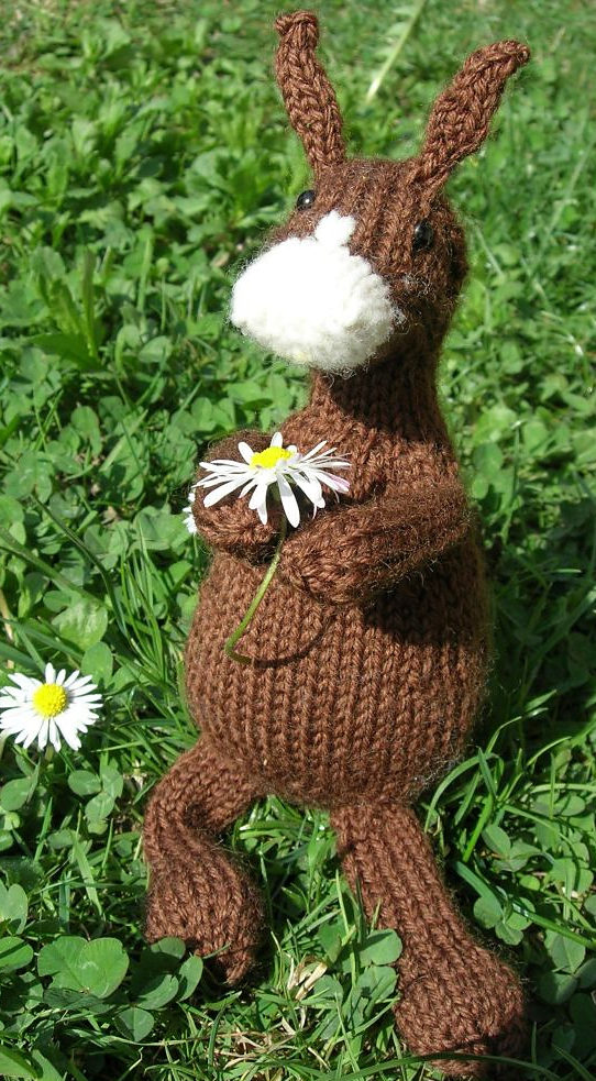 Free Knitting Pattern for Hannibal the Donkey