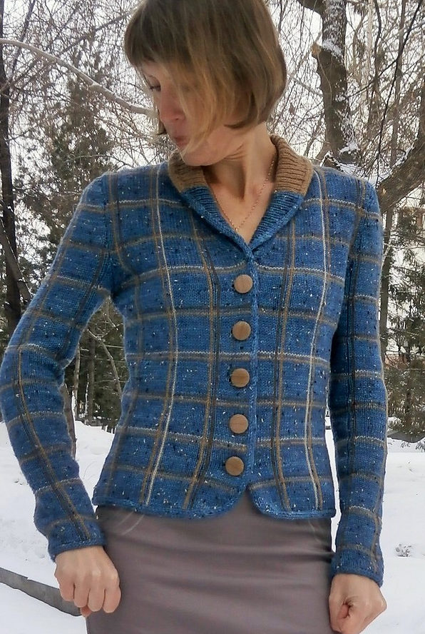 Womens Coat Knitting Pattern (6184-21) ¦