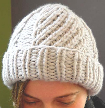 Free Knitting Pattern for Laura's Spirals Hat