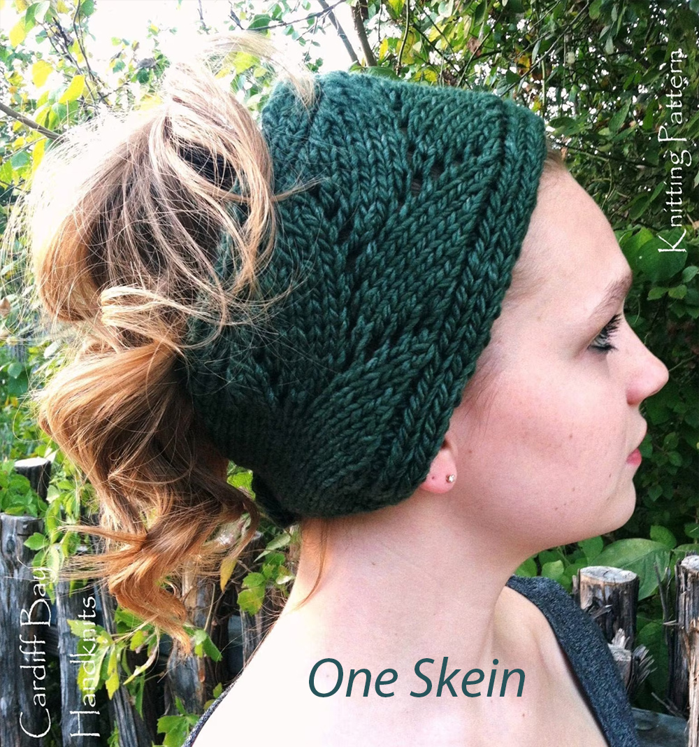 Headband Knitting Pattern Laurel Head Wrap